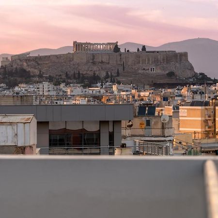 Appartamento Sunny Penthouse W/ Acropolis View Next To Metro Atene Esterno foto